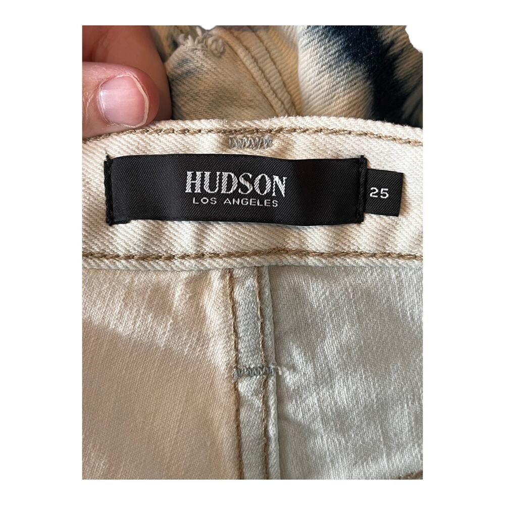 Hudson shorts Lori high rise denim tie dye size 25 - Picture 3 of 3